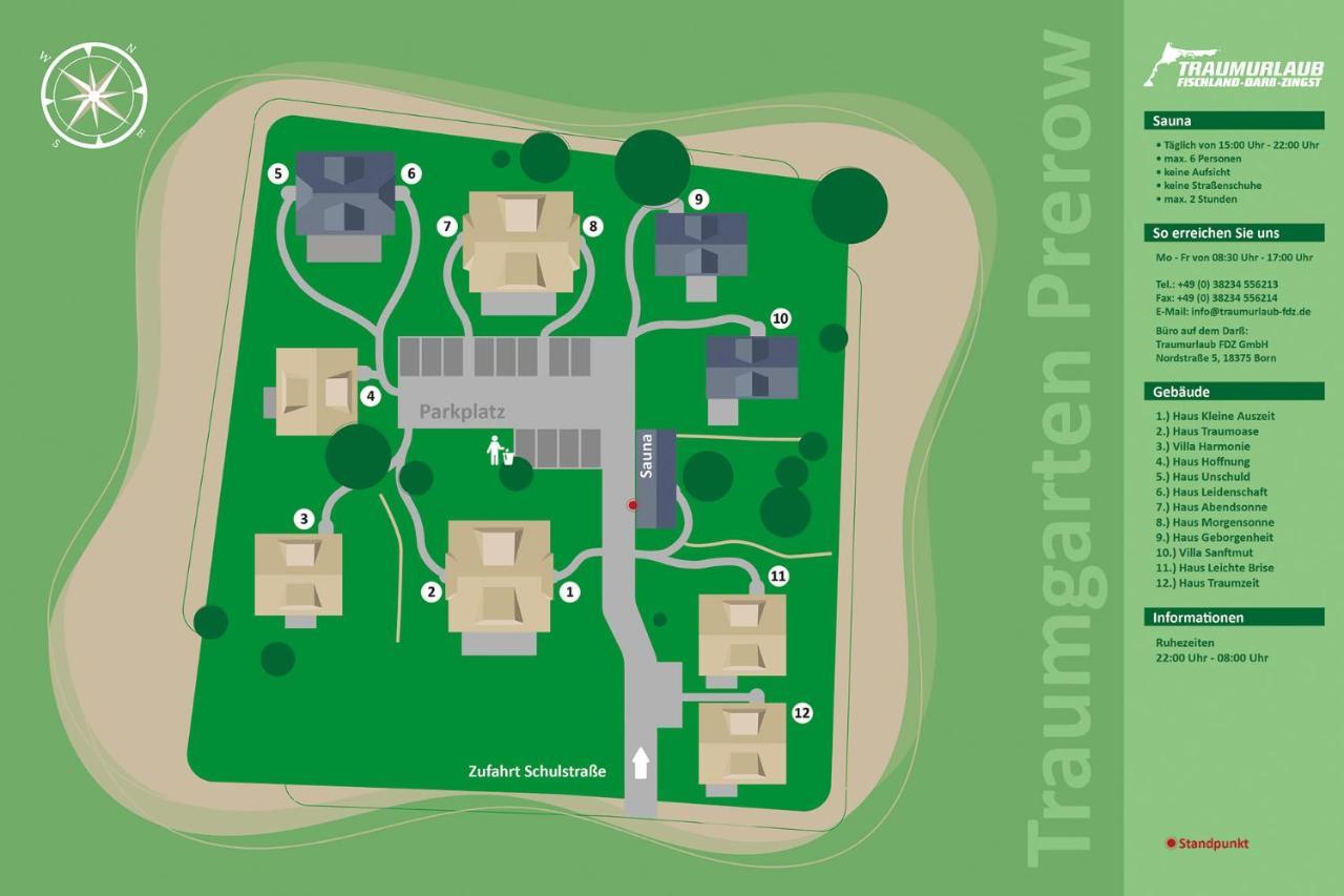 Traumgarten - Haus Abendsonne Prerow Eksteriør billede